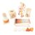 Omquot Premium Wooden Percussion Instrument Set, Interactive Toddler Musical Instruments for , 16 x 8.3 x 8.3 cm