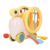 Omquot Shape Sorter, Fine Motor Skills Educational Toy for Toddlers, Colorful Geometric Design, Safe Silicone Material, Parent-Child Interaction (Yellow)