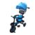 Omquot Toddler Tricycle with Push Handle, Adjustable, Safe Materials for Kids Ages 3-6, Sky Blue