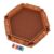 Omquot Wooden Dice Game, Math Box, Shut Game, Funny Indoor Activity for Family Tabletop Board Game, High Quality Basswood, 38.1 x 33.9 cm