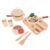 Omquot Wooden Kitchen Toy Set, Safe and Reliable Endless Fun for Kids, Educational Toy with Kitchen Utensils