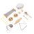 Omquot Wooden Percussion Instrument Set for Toddlers, Early Education Safe Musical Toys for Children Over 3 Years Old