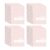 ONAVIA Pink 1 Subject Spiral Notebook Wide Ruled Bulk, 140 Pages