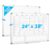 ONAVIA Weekly White Board Dry Erase, Calendar WhiteBoard for Wall 24 x 18