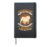 Once Upon Time There Was Man – Funny Bulldog Hardcover Journal, Black