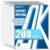 ONEKEEP 200 Pack Sheet Protectors, Top Loading Reinforced 3-Hole Page
