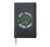 One Lucky Rescue Mom Dog Mom Tee St Patricks Day Hardcover Journal, Black