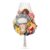 onepeng 78 Inch Stuffed Animal Storage Net Corner Stuffy Hammock,Cream