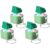 ONEST 4 Pieces Frog Shaped Fidget Keychain Auditory Visual Stimulation Stress Relief Tool for Adults Professional Academic Travel Settings Sensory Anxiety Relief Keychain Gift