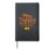 One Thankful Para fall autumn thanksgiving Hardcover Journal, Black