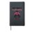 One Thankful Survivor Breast Cancer Bun Thanksgiving Women Hardcover Journal, Black