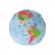 OneZa 12” Soft World Globe for Kids | Fun & Educational, Playfully Colored with US States Legend and Canadian Provinces | Interactive Globe to Learn through Play | Geography for Kids Toys (Aqua Blue)