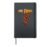On Fire! Basketball Player Dunking Fiery B-Ball Fans Players Hardcover Journal, Black