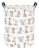 ONOEV Round Safari Laundry Hamper, Storage Basket for Adults and Kids