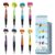 ONQLKL Pens,ballpoint pen,8pcs Mop Head Ballpoint Pens, Funny Mophea Topper Pen with Plush Hair Writing Click Pen Portable Cute Cartoon Multi-function Signing Pens(BLACK ballpoint pen)