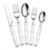 ONUIFIKE 304 Stainless Steel Flatware Set, Resin Bamboo-Style Handles