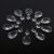 Onythral 10 Pcs Clear Crystal Prisms, Water Drop Faceted Glass Pendants, K9 Crystal Glass Hanging Drops Pendant with Sunlight Reflection for DIY Chandelier Lamps