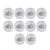 Onythral Hooked Calibration Weight Set, 10pcs 50g Double Hook Lab