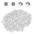 Onythral White Letter Beads, Acrylic Alphabet Beads 1000pcs 4mm Round Black Number for DIY Bracelets Keychains Necklaces, Educational Crafts for Kids Teens Adults