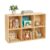 OOOK 6 Cube Storage Organizer, Horizontal or Vertical Orientation Montessori Bookshelf, Kids Bookshelf and Toy Storage for Kids Room, Playroom, Nursery, Classroom, Kindergarten (Basket not Included​)