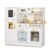 OOOK Wooden Kids Kitchen Playset, Simulated Kids Play Kitchen with Lights and Sounds, Nice Role Play Toy Kitchen with Plenty of Play Features for Kids Gift