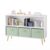 OOTDAY Kids Bookcase, Multi Shelf Toy Storage Organizer White+Green