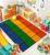 OPAMAN Large Classroom Rug 8×12 for Elementary, Classroom Rugs Carpets