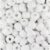 Opaque 11mm Large Barrel Pony Beads (250pcs) – Color: White