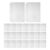 Operitacx 50 Sheets Photo Sleeves for 7-Ring Binder – A5 Photo Page Pocket – Plastic Loose Leaf Sleeves – Clear Picture Album Refill Pages for Wedding