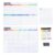 OPPWONG Magnetic Dry Erase Calendar Set PET Lamination Magnetic Planner Set with Monthly Weekly Daily Boards 8 Markers and Eraser for Fridge Door Kitchen Office Home