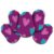 Opthopatch Eye Patches for Infants – 50 Hypoallergenic Standard Adhesive Patches for Lazy Eye & Amblyopia Treatment | Single Design Pack + 2 Reward Charts (Purple Hearts)