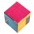 Optical Glass Color Cube Prism for Light Effects and Photography, 60mm