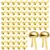 OPUHOHR Metal Brass Brads for Paper Crafts Making, 200 Pack