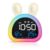 OQIMAX Alarm Clock for Kids, Ok to Wake Up Clock with 9 Color Night Light, Dual Alarms, 5 Level Volume & Brightness Adjustment, 6 Ringtones, Bedroom Alarm Clock for Toddlers, Teens, Girls Gifts