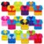 Oqqlin 18 Pcs Small Art Smocks, Colorful Small Painting Aprons with Long Sleeve Reusable Waterproof Paint Smock with 3 Pockets for Painting, Crafting, Gardening, Kitchen