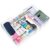 Oqqlin Expandable Acrylic Drawer Organizer, Clear Desk Drawer Organizers Tray with 8 Adjustable Compartments Multifunctional Desk Accessories for Vanity, Office, Kitchen, Bathroom