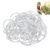 OQXEJPHFN 1025 PCS Balloon Arch Rubber Bands, 1.5″ Diameter 2.5 Mm Width Clear Elastic Rubberbands for Crafts