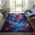 Orange Yellow Purple Jellyfish Ocean Canyon Easy Clean Galaxy Rug 2×3