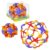 ORB Curiosities Jumbo Expand-A-Ball – More Than Doubles from 5″ to Over 12″ – Hoberman Sphere and Expandable Breathing Ball Toy – Great for Breathing Exercises, Fidget Play for Kids and Adults