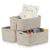Ordn2Ordn Small Baskets for Organizing, Small Woven Storage Baskets for Shelves, 3 Pack Basket for Nursery, Bathroom and Living room, 11×7.5×4.5 in, Mixed Brown