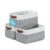 OrganiHaus 12x8in Canvas Storage Baskets, 3 Pack – Fabric Bins for Shelves