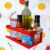 OrganizeMee Kitchen Organizer Storage Spice Magnetic Rack, Decorate Your Fridge,Washing Machine & Microwave Oven with Magnetic Metal Fridge Side Rack(Combined) (Ferari Red Large)-Set 2