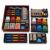 Organizer Insert Compatible with Catan 6th Edition, Seafarers 6e & 5-6 Player Expansions, All-in-One Storage with Removable Trays, Black (Catan 6e, Seafarers 6e & 5-6 Player Expansions)