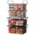 Orgneas Freezer Organizer Bins Baskets for Chest Deep Freezer 4Pcs