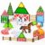 Oriate Farm Animals Magnetic Tiles, Movable Joint Farming Animals Magnetic Building Blocks Magnet Tiles Set, Educational Construction Travel Toy