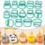 ORIGACH 14 Pcs Cute Chubby Animals Polymer Clay Cutters Set Bear Chick Rabbit Cat & Panda Shape Earring Clay Cutter DIY Craft Supplies for Earring and Jewelry Making