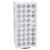 ORIGACH 72 Grids Paint Organizer, Acrylic Paint Storage for 3.7cm Hole, 360° Spining Craft Storage Organizer Tower for Art Painting, DIY Craft, Classroom & Home Art Supplies