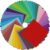 Origami Paper 200 Sheets 6 x 6 Inch Double Sided Colored Paper