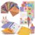 Origami Paper for Kids Ages 5-8,8-12, Double Sided Origami Kit 90 Patterns, Easy Fold Beginner Set with Guide Book, Summer Indoor & Classroom Crafts /DIY Birthday Holiday Gifts for Boys Girls