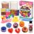 Original Stationery Air Dry Clay Cracking Kit – Multicolor Set, Ages 7+ – ASMR Clay Cracking Toy with Crackle Glaze & 12 Poster Paints – Sensory ASMR Play
